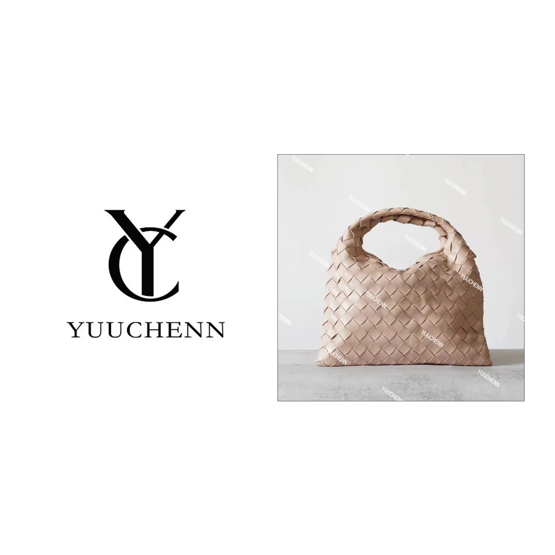 YUUCHENN/26cm全手工编织 里外全羊皮原创设计高定真皮包  HH3388