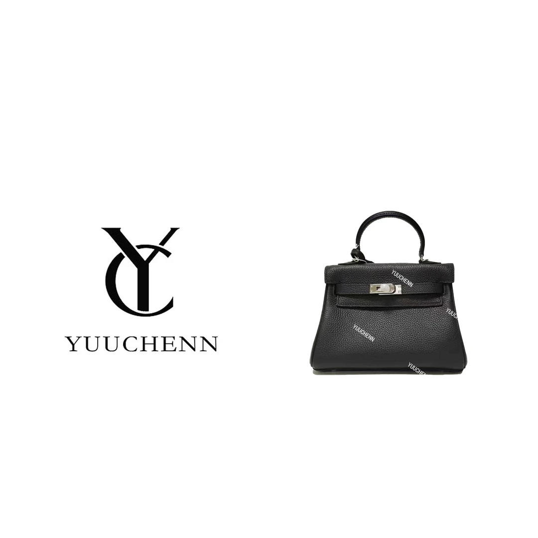 YUUCHENN“中古凯丽”20cm原创设计高定真皮包 HH2038