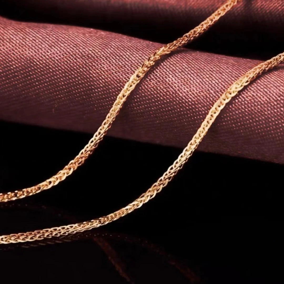 铜合金项链 A-025胖MM大码饰品百搭素款时尚可调节加长肖邦项链