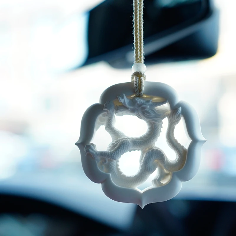 暮色十里辰腾龙年汽车挂件车载香薰片衣柜扩香石室内衣橱持久香氛