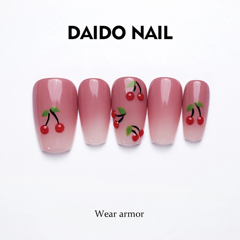 【酒酿樱桃】Daido黛朵设计师款手工穿戴甲夏季新品升级版T099