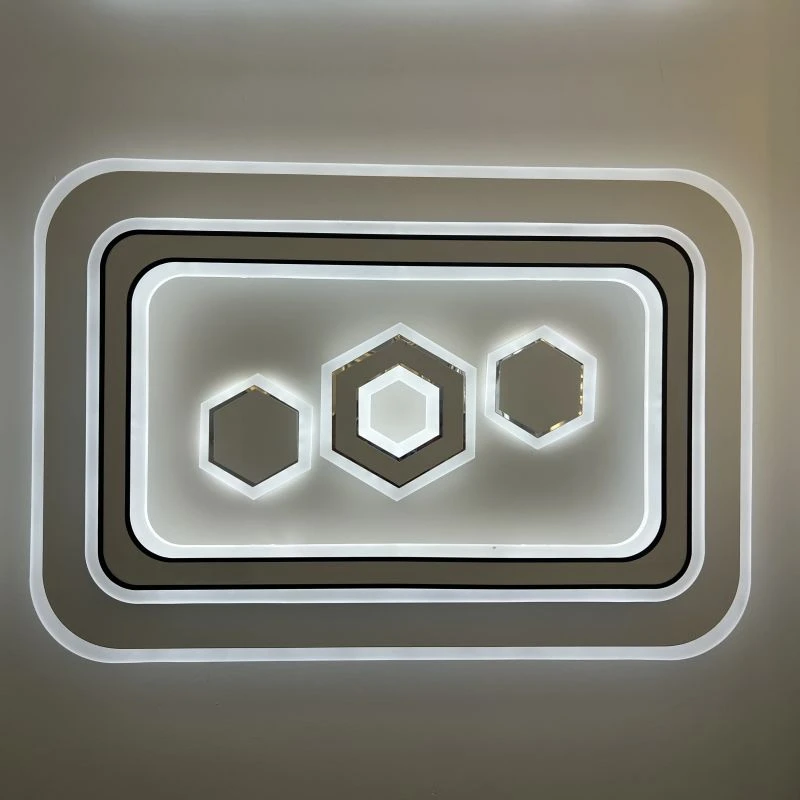 三色调光卧室灯吸顶灯2025年新款网红家用房间书房创意主卧室灯具