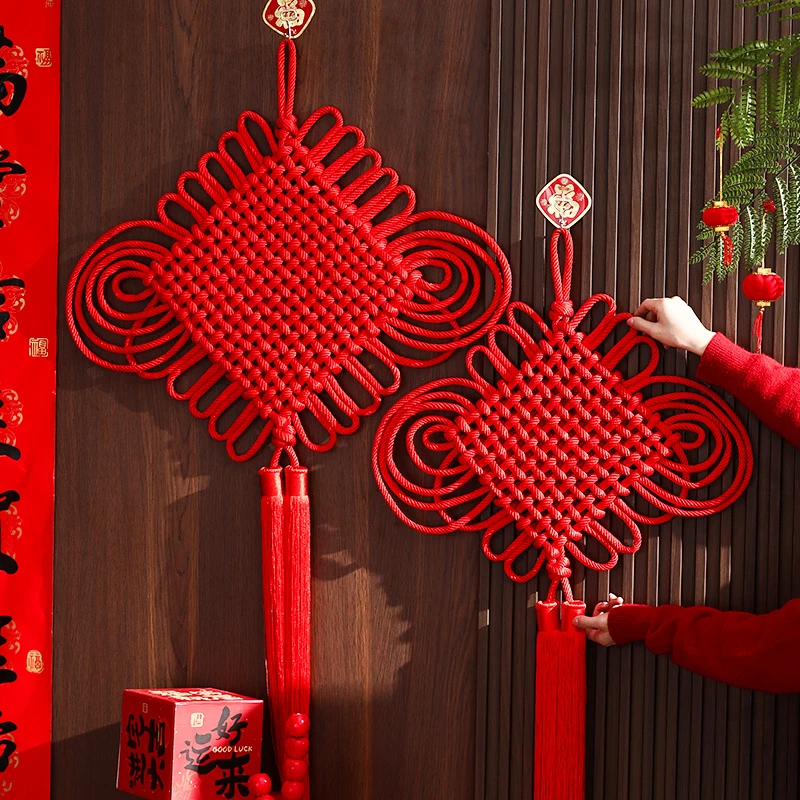 文仙亦言2025新款中国结客厅高档新年挂饰春节过年入户门玄关装饰