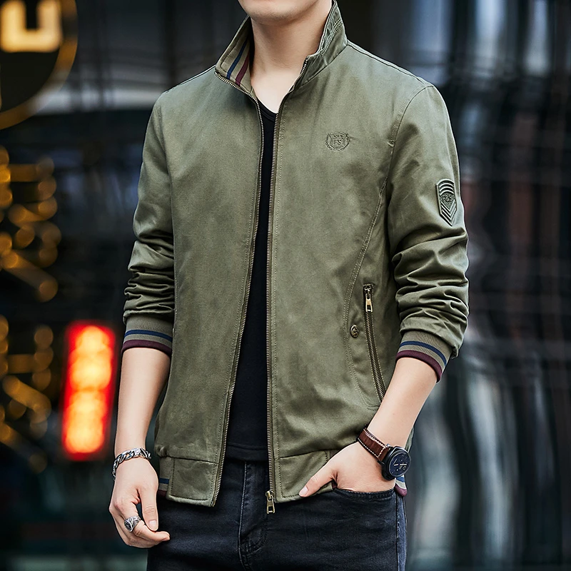 男士外套冬季加绒加厚纯棉牛仔夹克男中年秋冬休闲宽松爸爸装工装