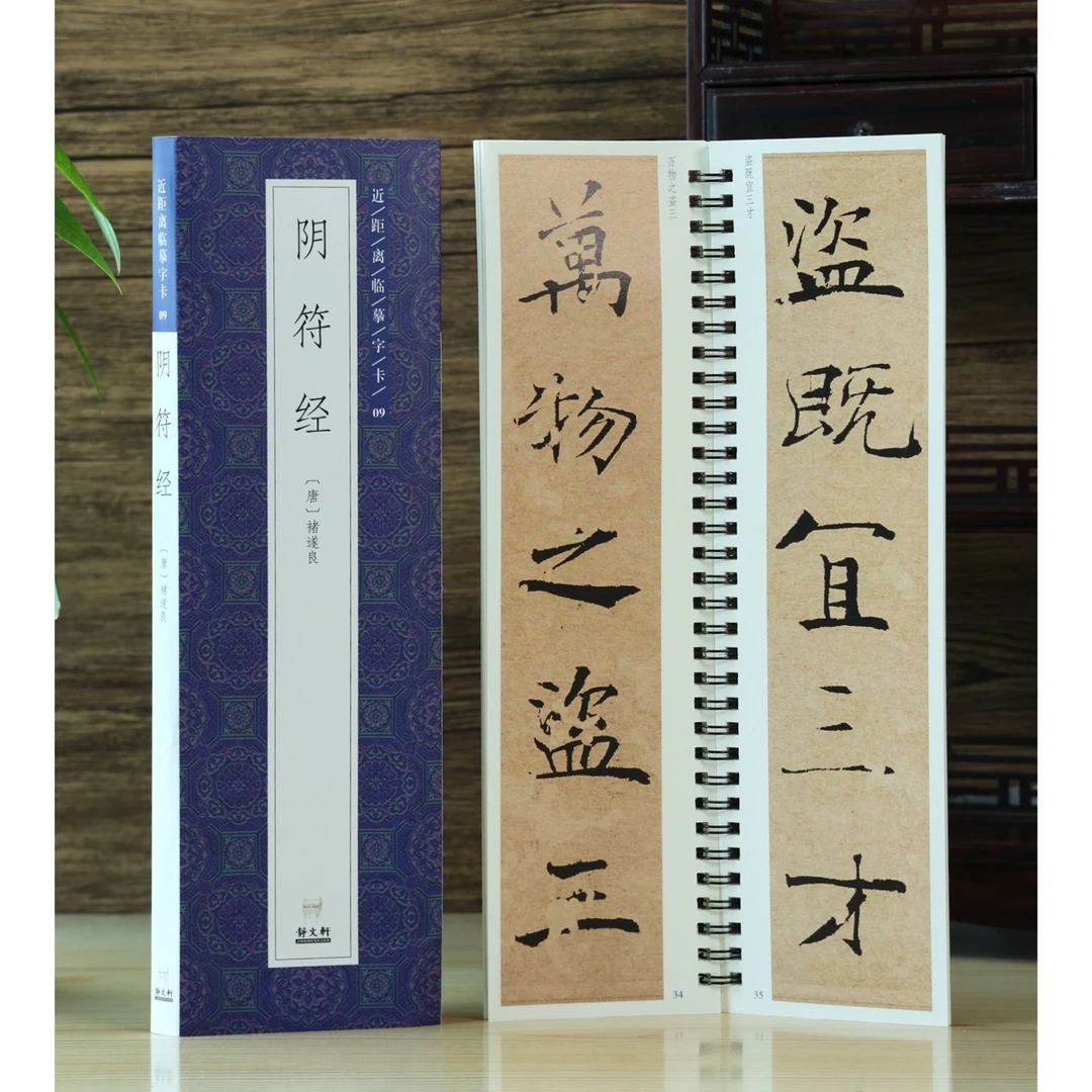 【特惠】阴符jing  褚遂良楷书 近距离临摹字卡