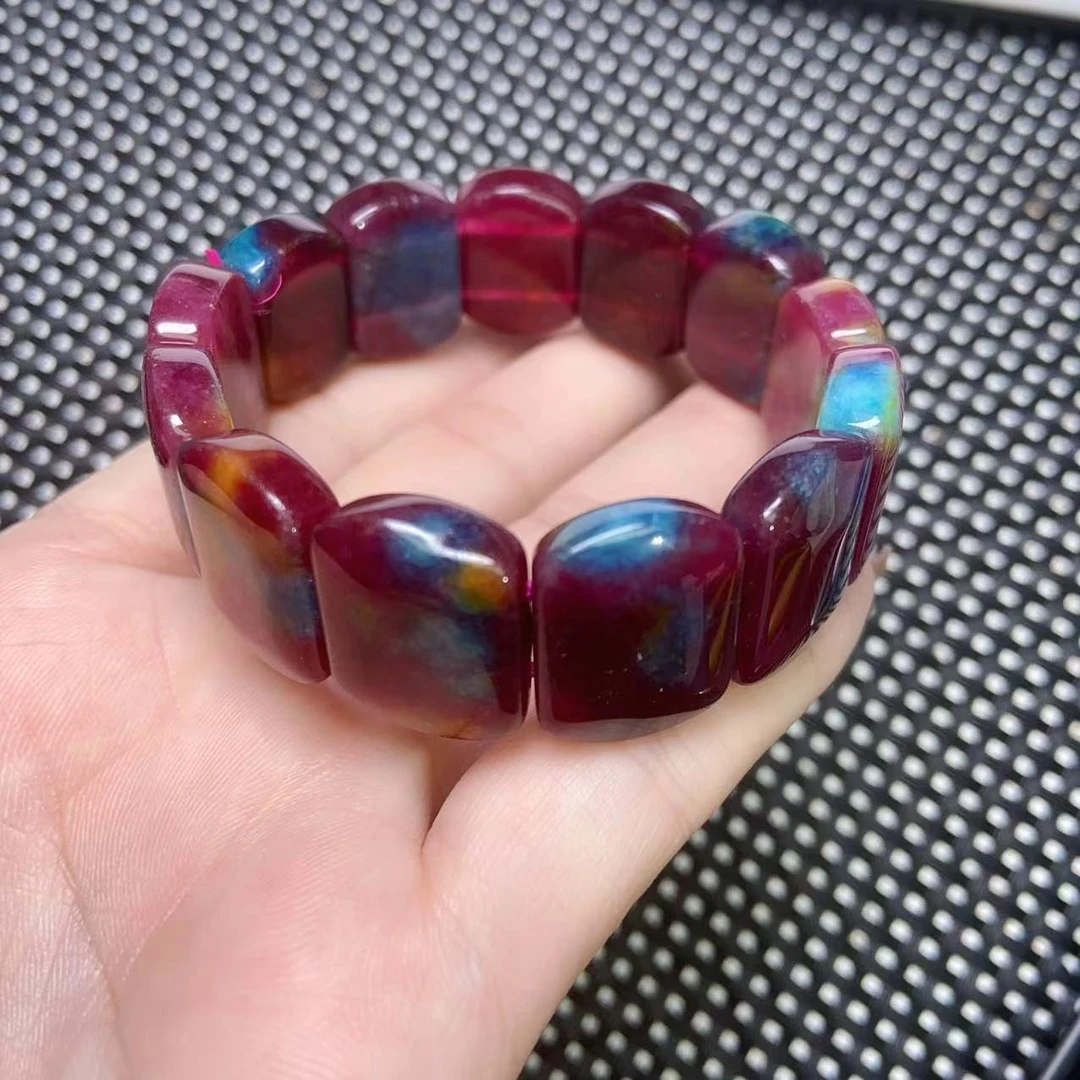 [泓天鹏]P86玫瑰彩手牌彩色手串首饰/多样性发一条