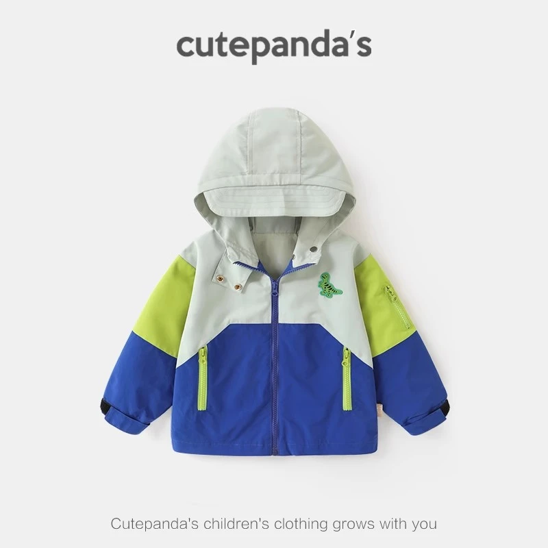 Y8785【现货】婴儿衣服休闲连帽外套春装春秋宝宝儿童上衣