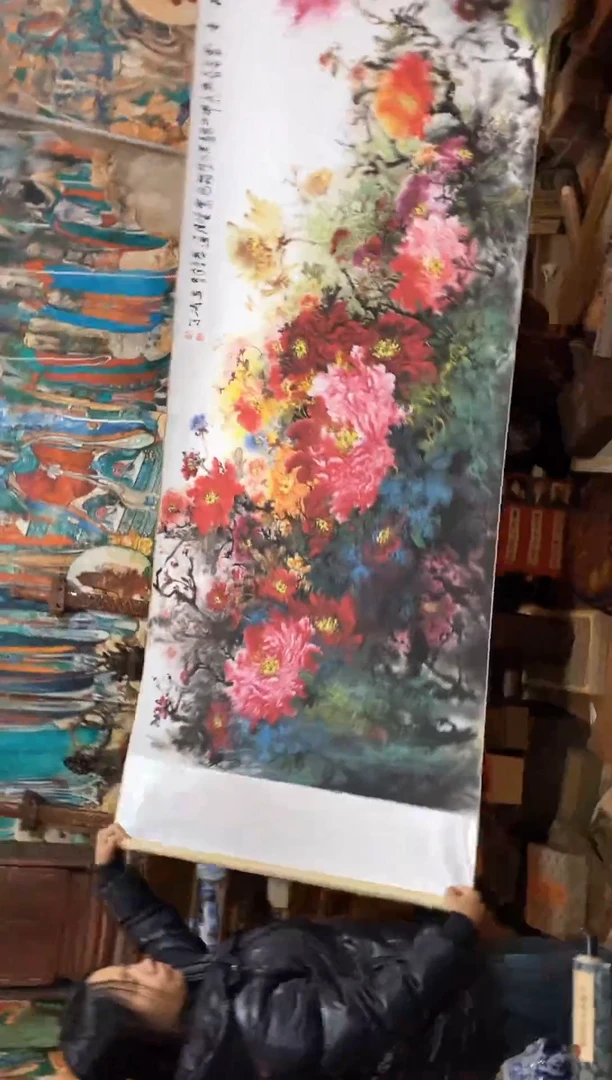 【闪购商品】密胺摆件140牡丹
