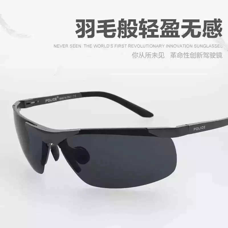 经典意大利交通警用6806男女铝镁飞行员运动款偏光太阳镜钓鱼墨镜