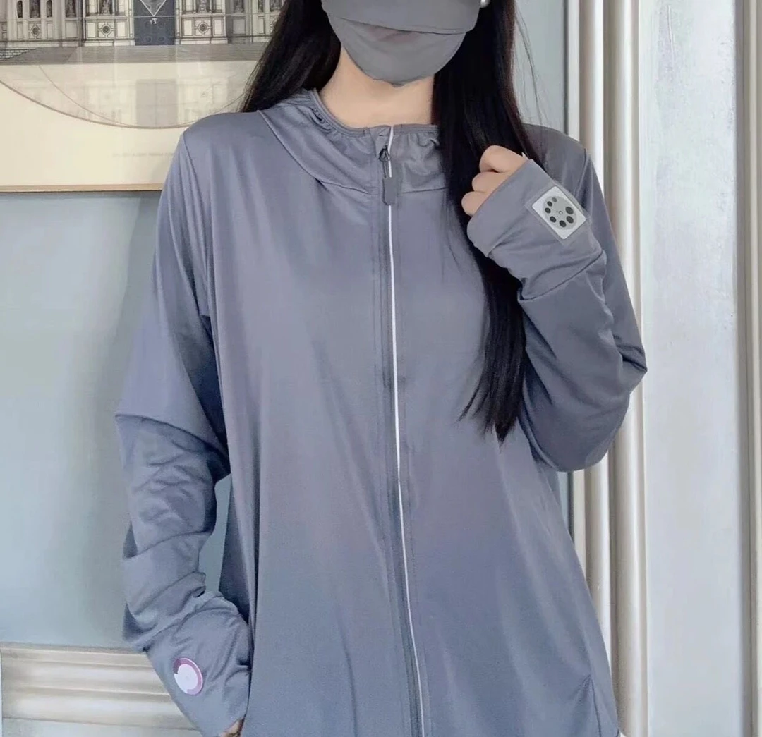 主播同款防晒衣夏季透气轻薄休闲百搭骑车运动风薄款宽松防紫外线