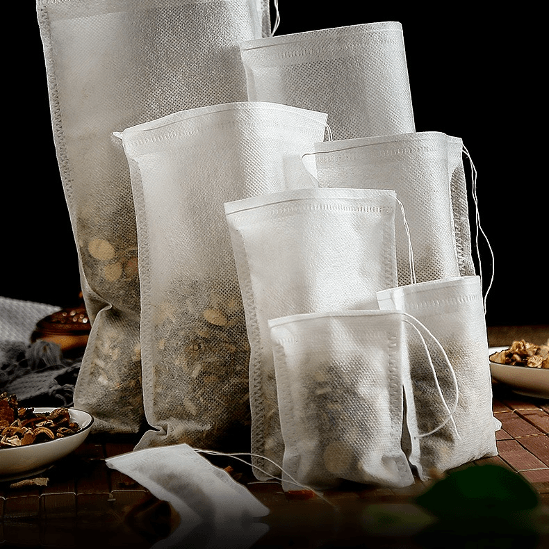 100个无纺布中药煎药袋隔渣袋调料袋煲汤过滤袋小号茶包袋一次性