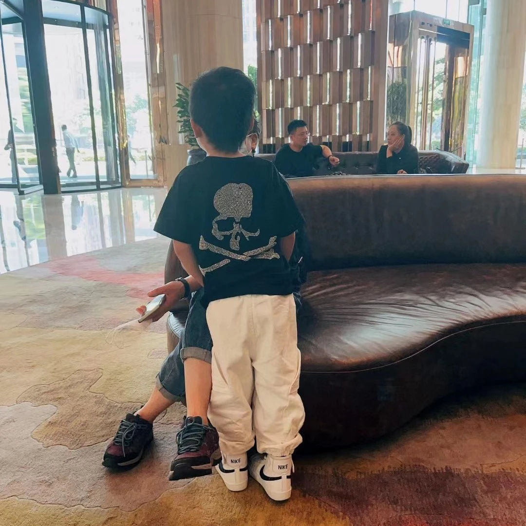 --潮牌童装定制“打野户外”儿童限量款弹力软牛仔裤7884