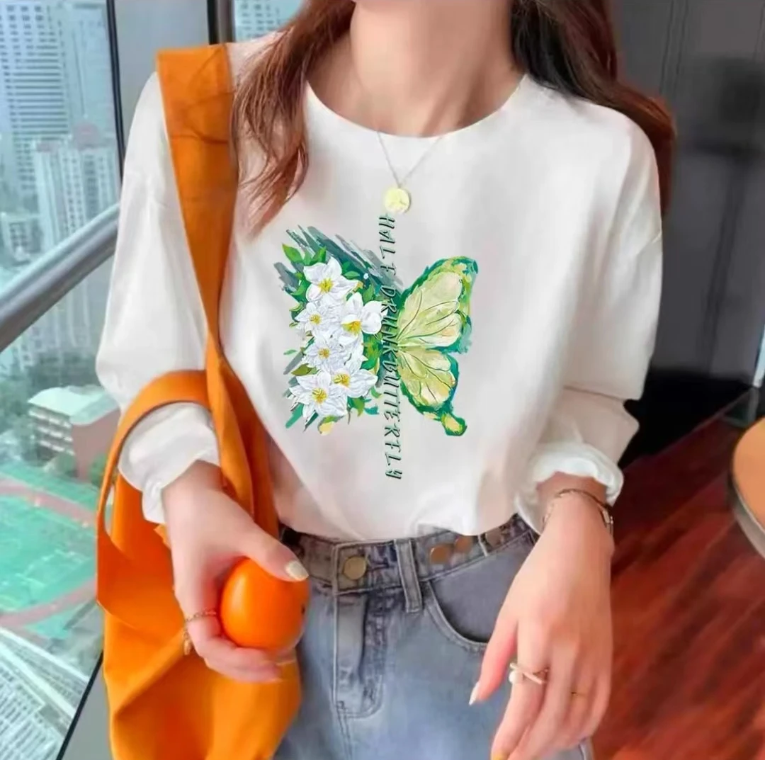 [粉丝福利]时尚潮流情侣装百搭国潮圆领长袖打底