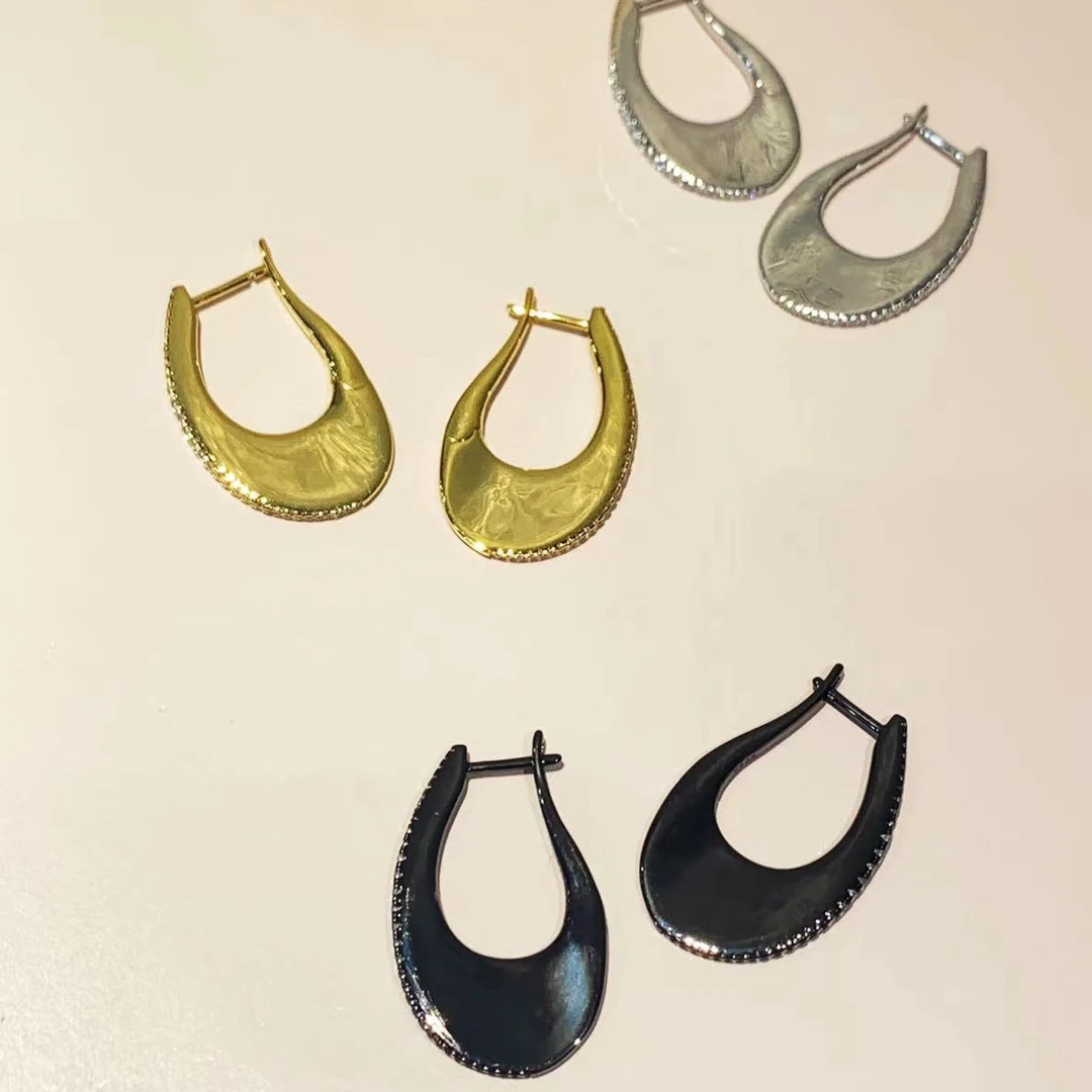 925银耳饰 意大利定制高级水滴耳环4264