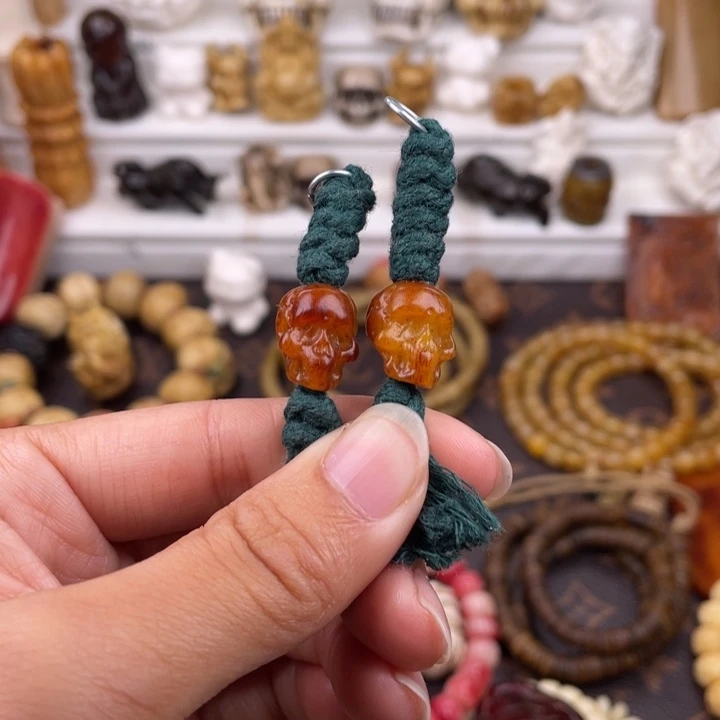 驼骨手串/手链骆驼骨策挂发一对