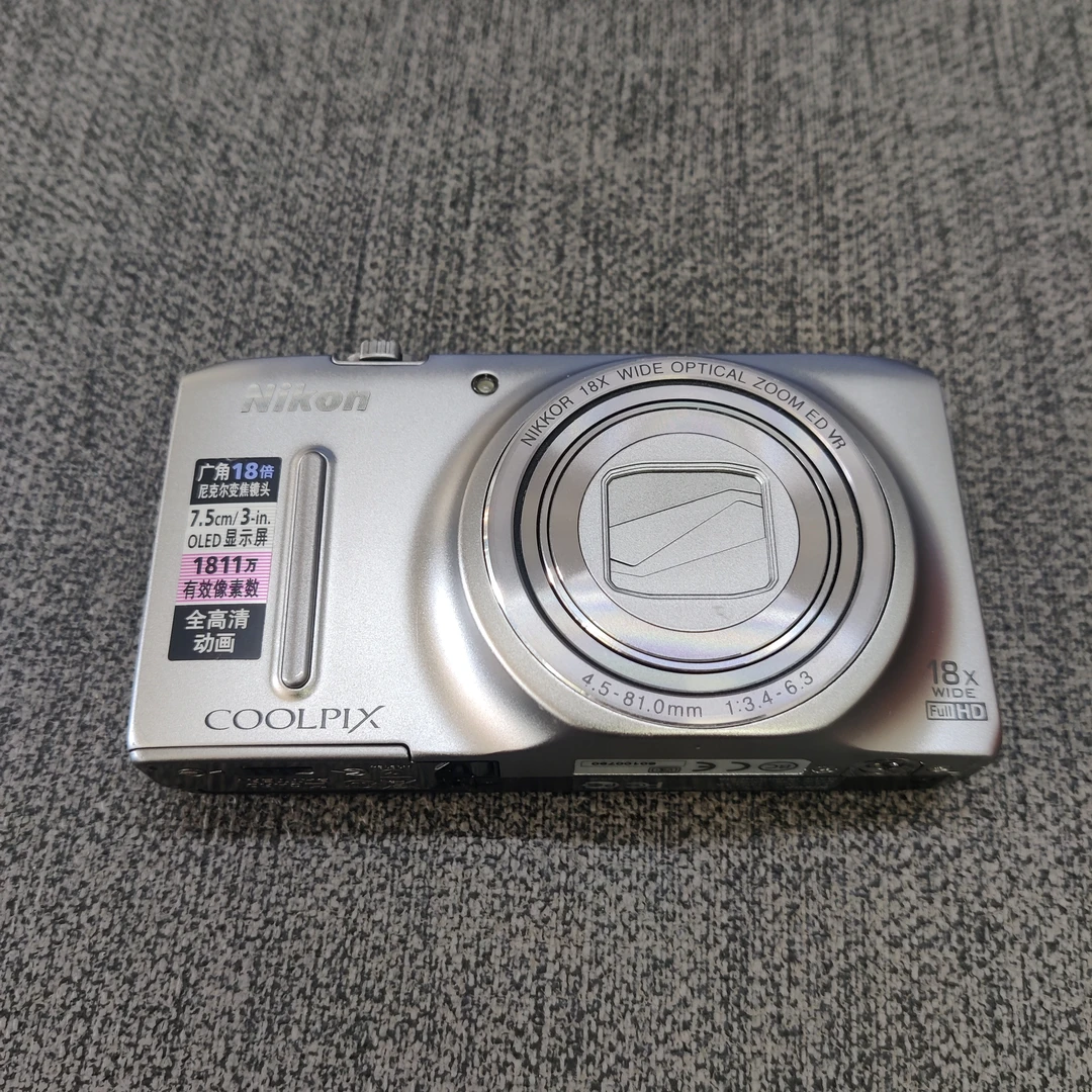 9新 Nikon/尼康 S9400长焦相机18倍光变拍月亮演唱会1810w高像素