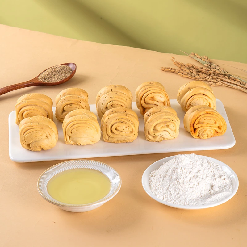 酥脆烤花卷35包+香酥烤馍片30包 1kg组合装