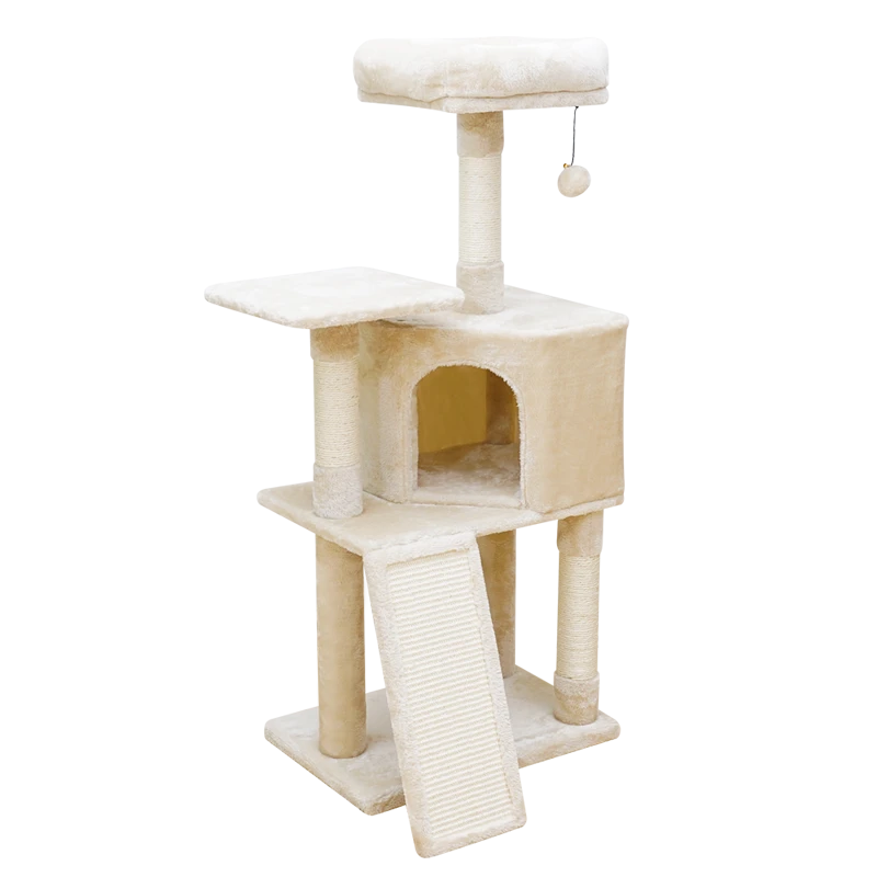 catry/凯瑞猫爬架HY230117猫窝猫树一体跳台猫用品35*50*117cm