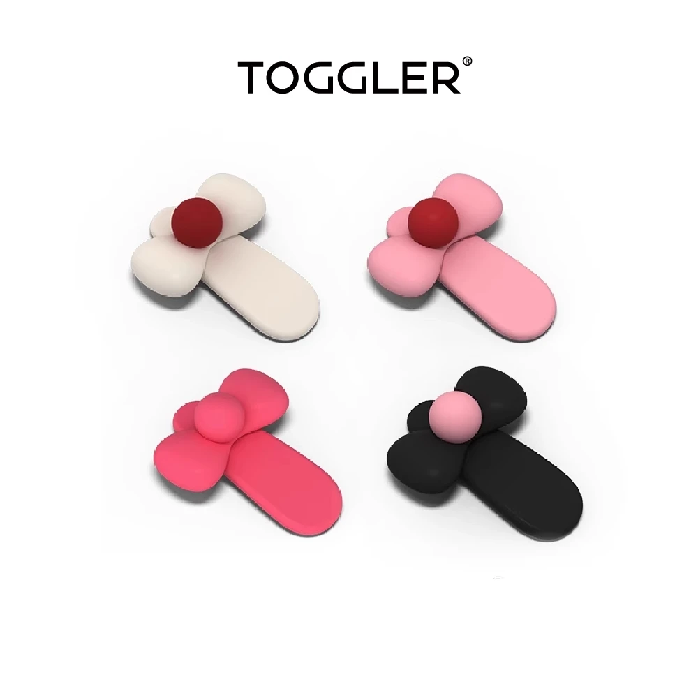 TOGGLER/托格乐小小世界硅胶蝴蝶结发夹头饰夹子ins发卡气质
