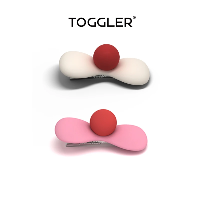 TOGGLER/托格乐小小世界系列硅胶蝴蝶结可爱大发夹520礼物