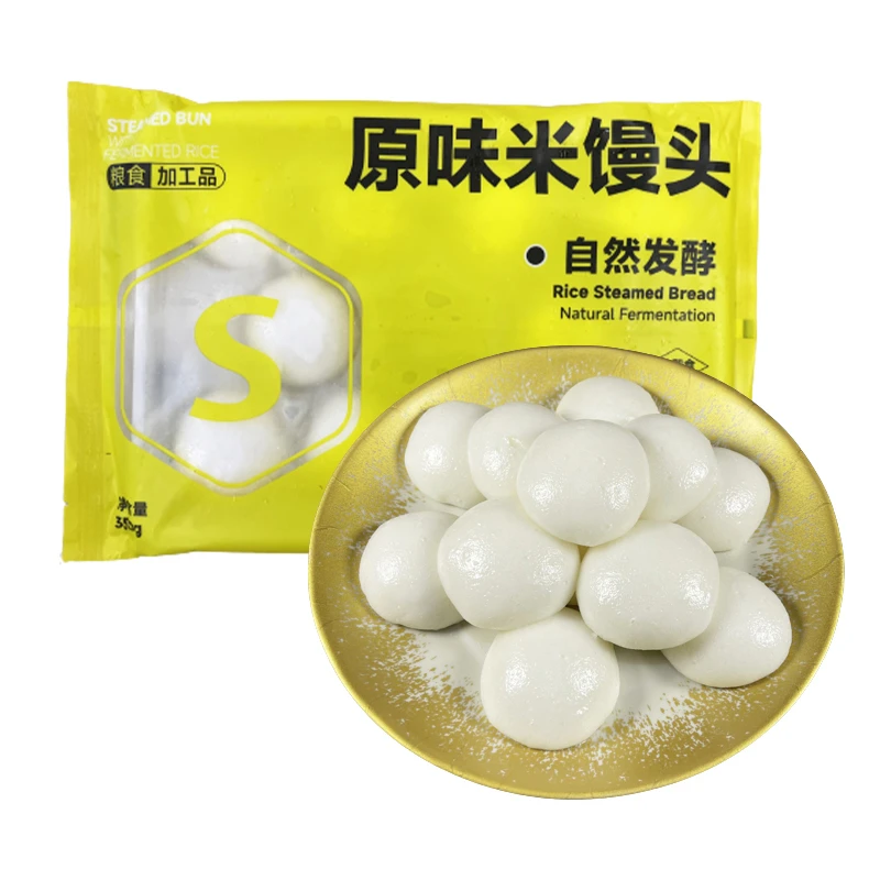 苏小柳米馒头传统手工发酵香甜发糕大米糕点350g
