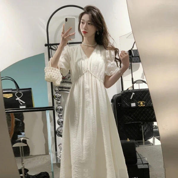 【按编码付款】粒粒家孕妇装2024新款时尚大码气质法式复古连衣裙夏