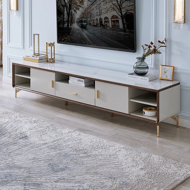 【捡漏价】全友家居现代简约亮光灰岩板客厅大小户型电视柜127306