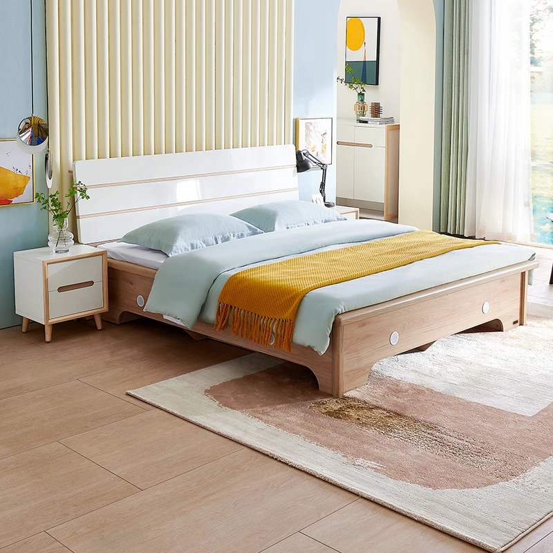 【捡漏】全友家居高箱床双人床实木边框舒适微倾床屏板式床DC1815