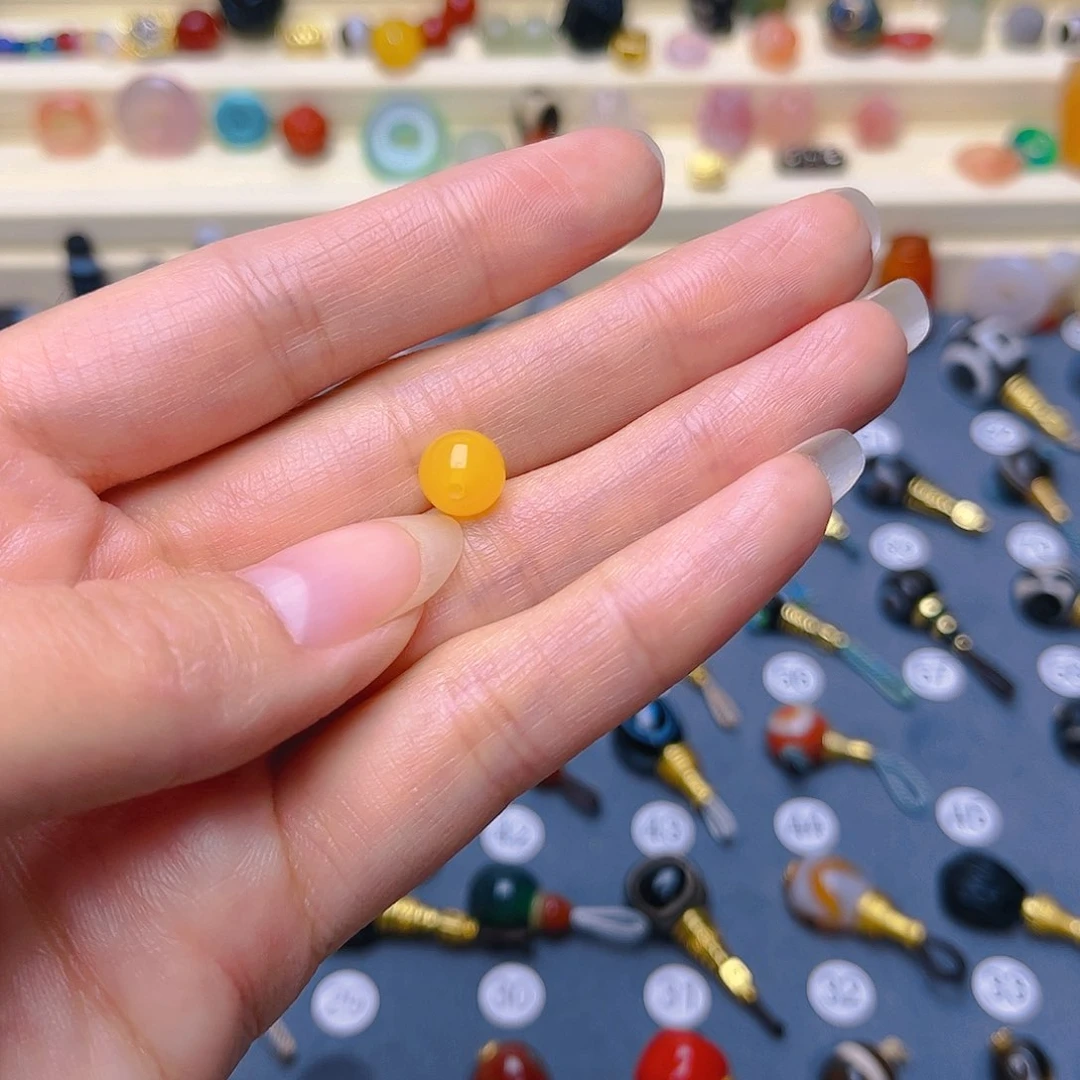 玛瑙/玉髓隔珠未镶嵌瑞*茶