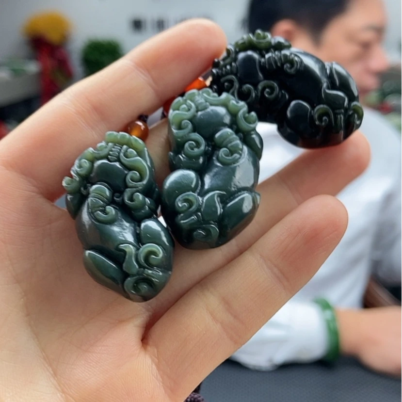 【闪购商品】和田玉颈饰颜色纹路多样性发货拍一发一未镶嵌