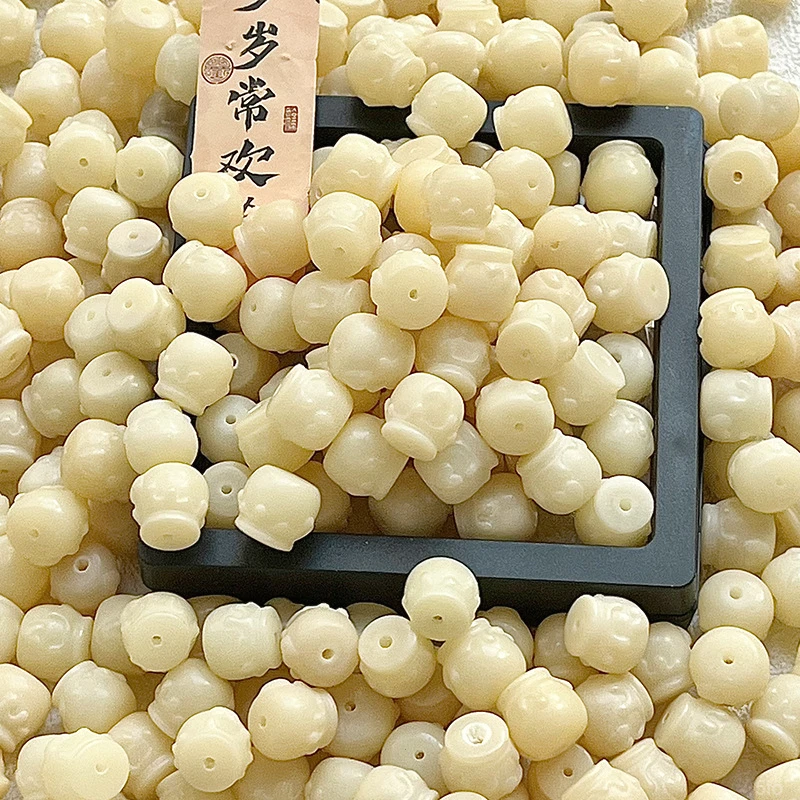 菩提根蜜罐diy配件隔配珠手工编织手绳项链文玩佛珠手串配饰品