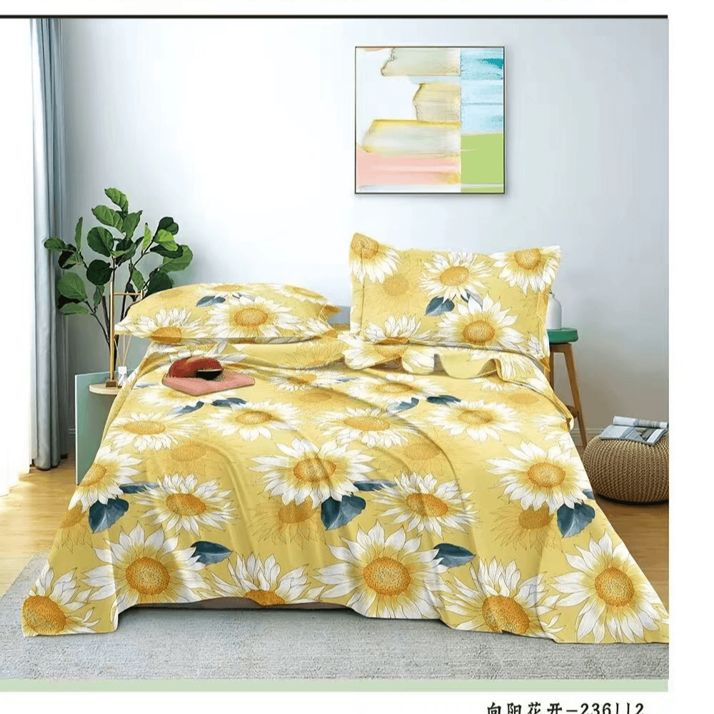 【向阳花开】 原棉小粗布软凉席双人床单230X230cm