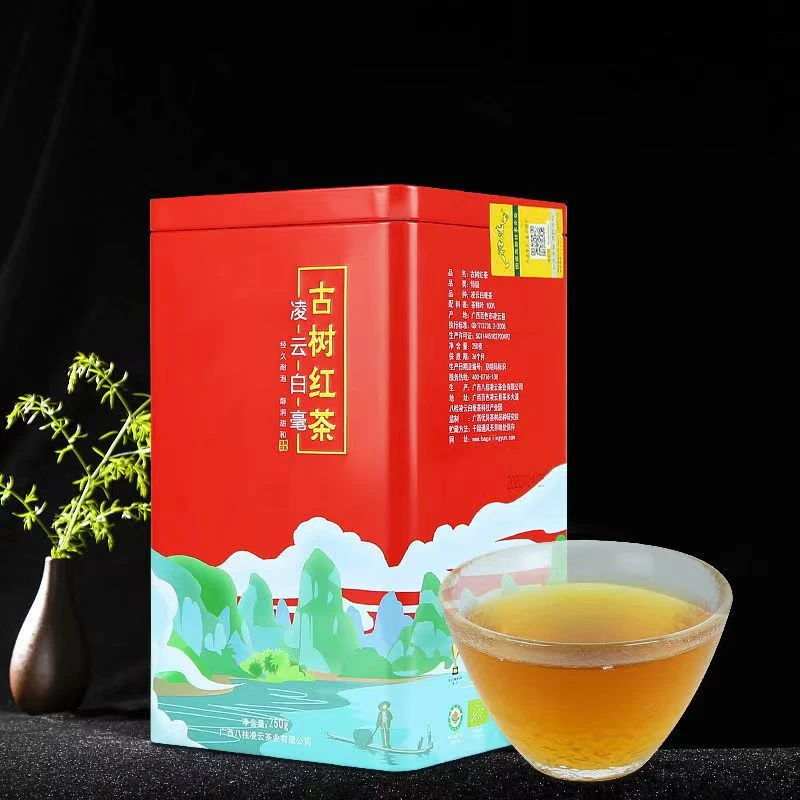 广西凌云特产白毫茶八桂凌云牌古树红茶口粮茶250g