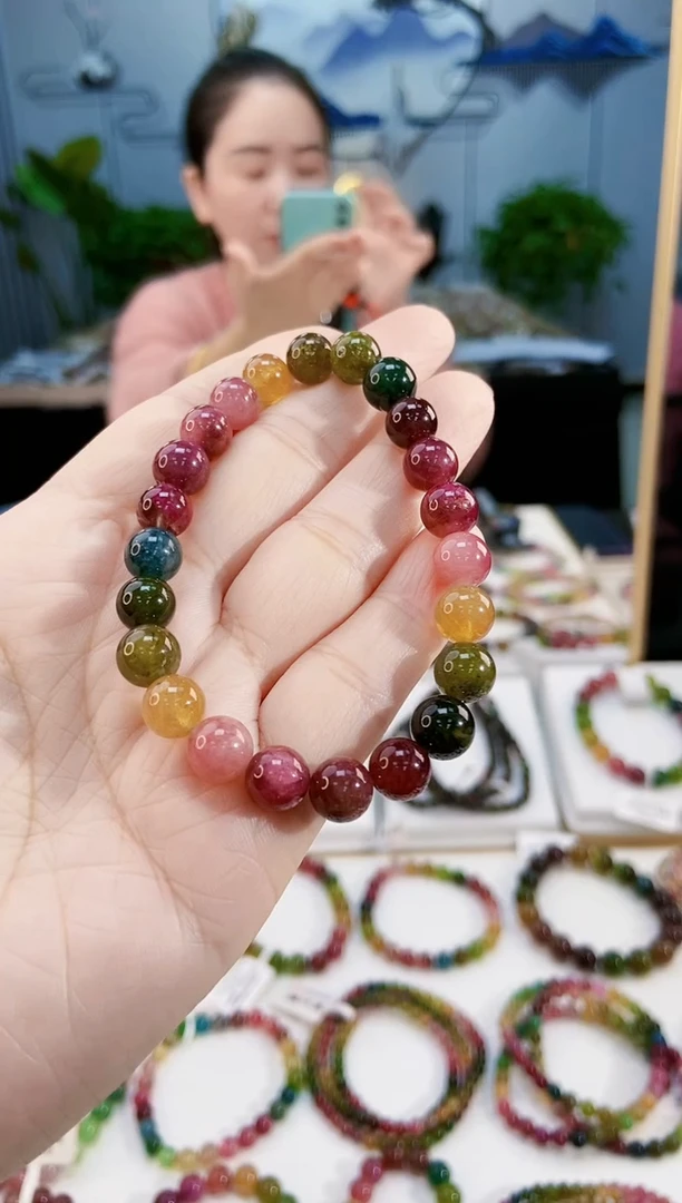 【闪购商品】碧玺手链未镶嵌G2412单圈颜色微差发1