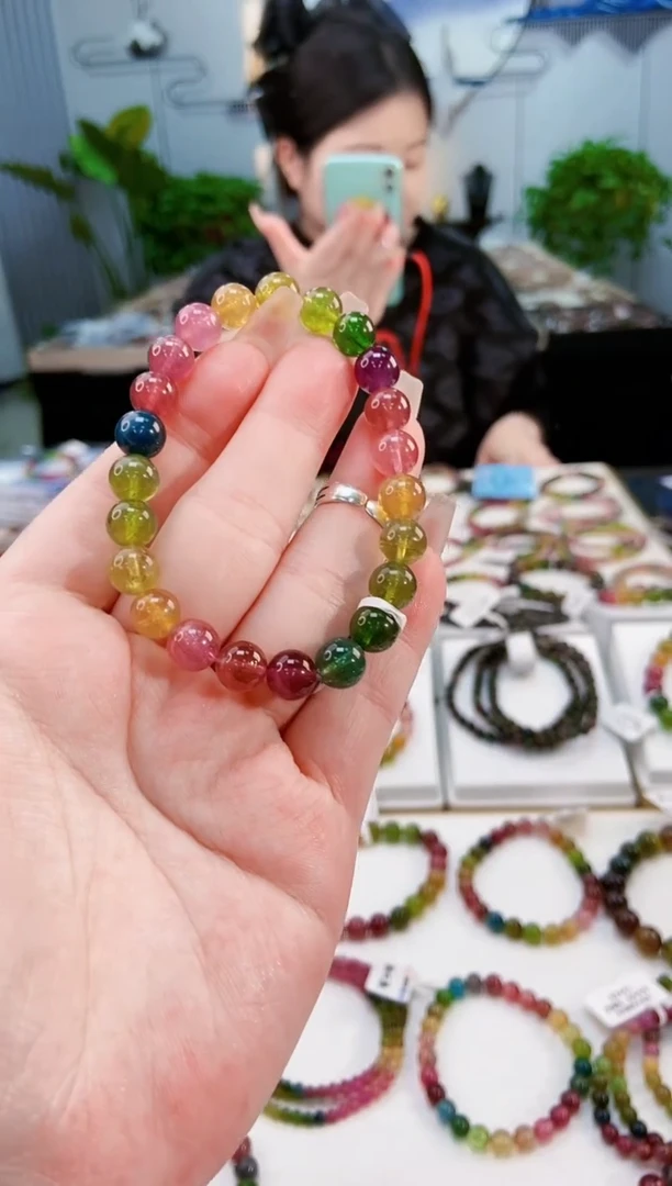 【闪购商品】碧玺手链未镶嵌G2364单圈颜色微差发1