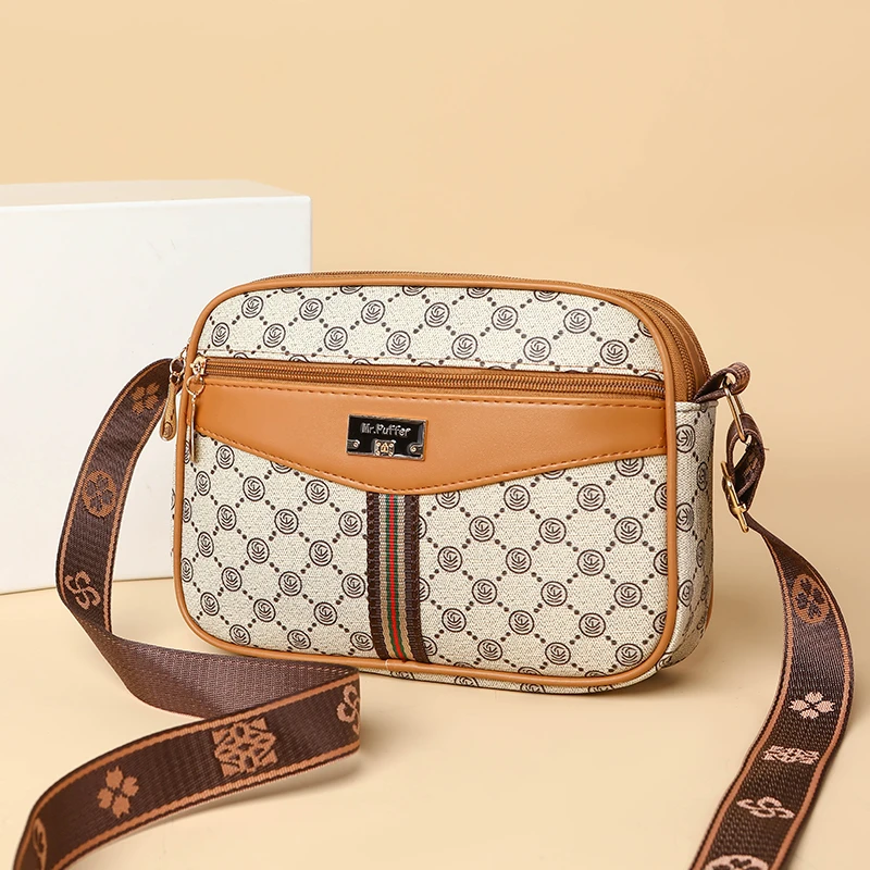 包包女2024新款大容量斜挎包中年妈妈小方包中年妈妈时尚单肩