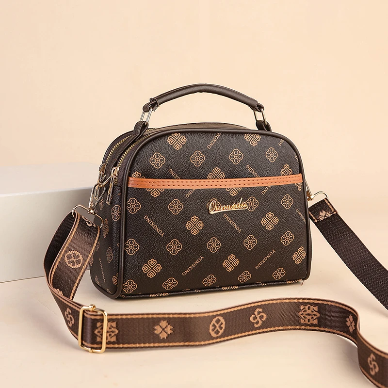 包包女2024新款女士小方包大容量百搭时尚单肩斜挎包中年妈妈包包