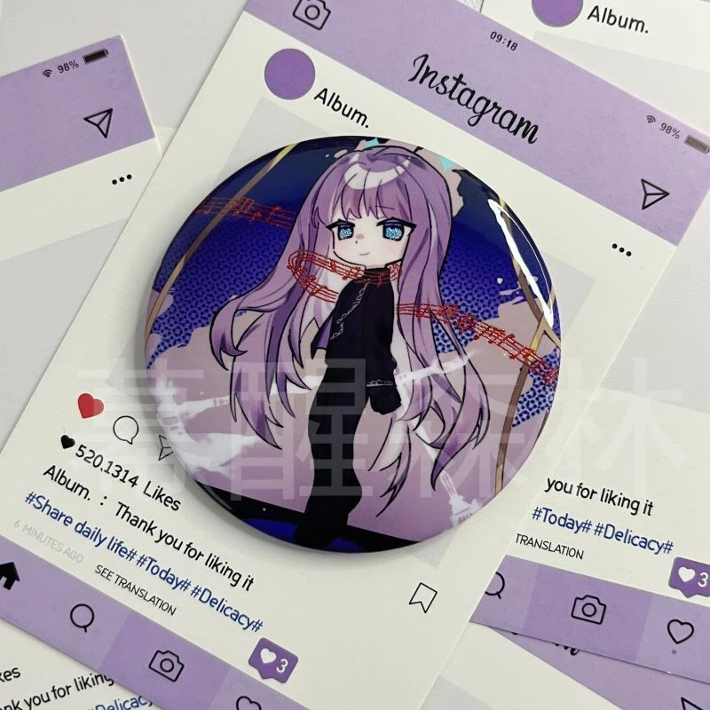 【幕醒森林】废墟图书馆周边Roland吧唧徽章立牌钥匙扣挂件明信片