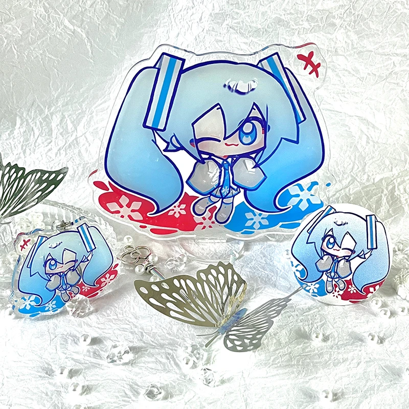 初音未来周边吧唧徽章钥匙扣挂件立牌 miku公主殿下VOCALOID 同人