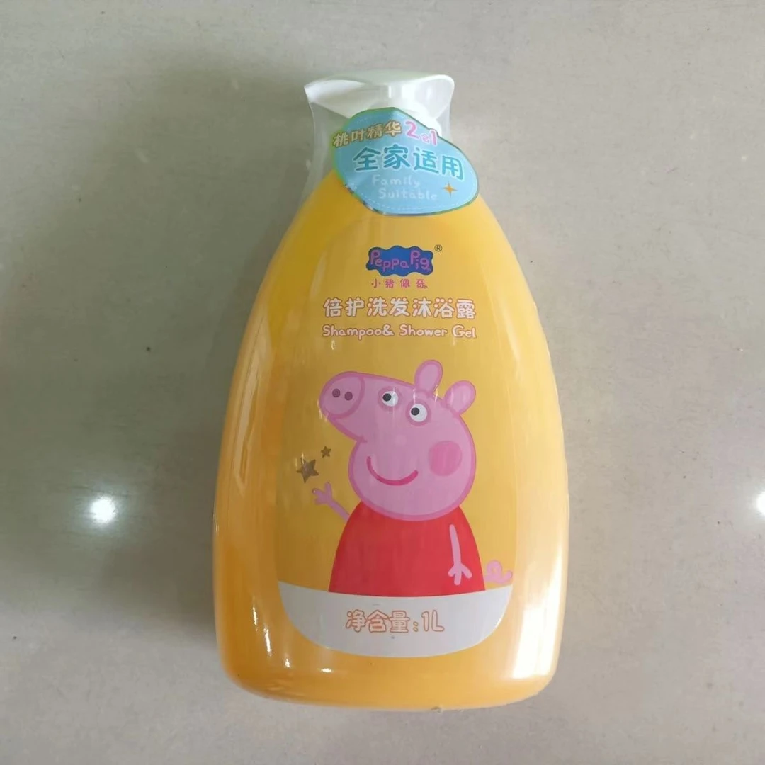 小猪佩奇倍护洗发沐浴露1L