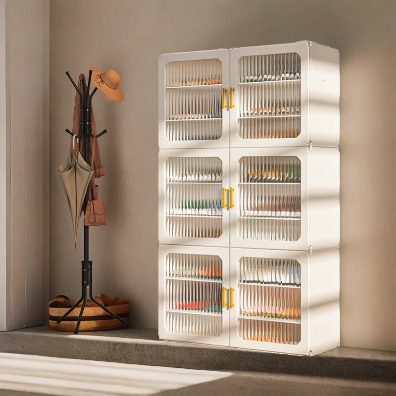 Coleshome/蔻丝简易鞋柜家用室内门口鞋柜收纳柜多层塑料鞋柜