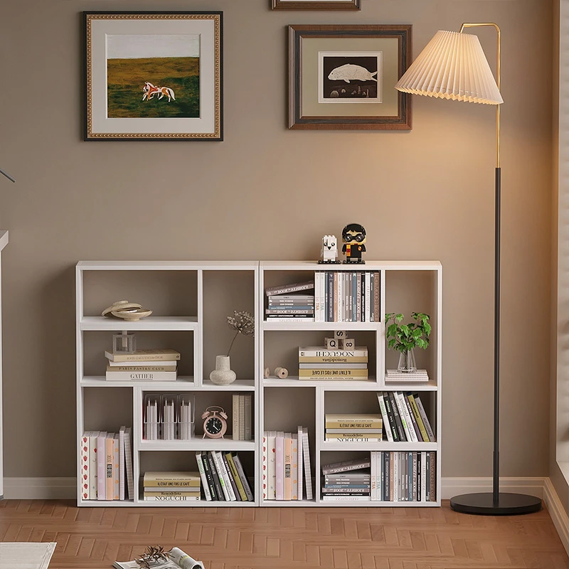 书架桌面置物架简易书桌多层收纳架子办公室卧室小型书柜储物架子