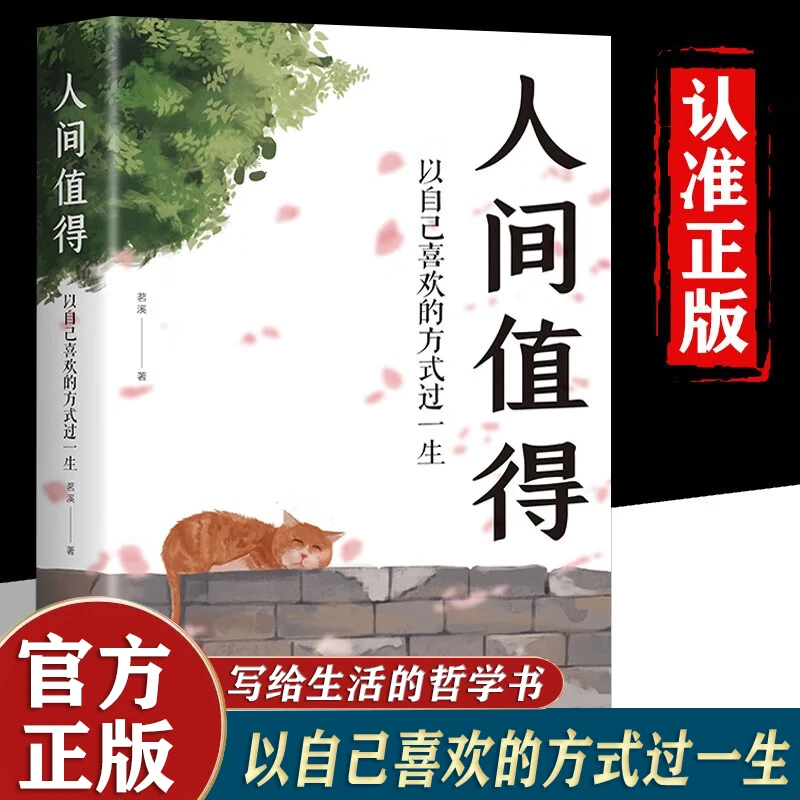 人间值得全新正版以自己喜欢的方式过一生成功励志情商与情绪书籍