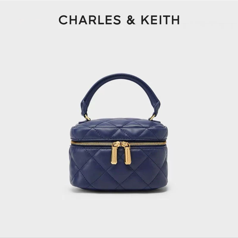 CHARLES&KEITH{小号}菱格链条单肩斜挎包盒子包CK6-30781930-1