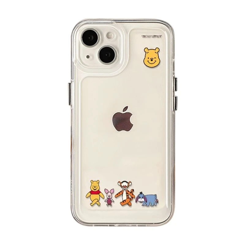 草莓熊头像苹果15pro手机壳iPhone14/13/12创意11爱8plus透情侣