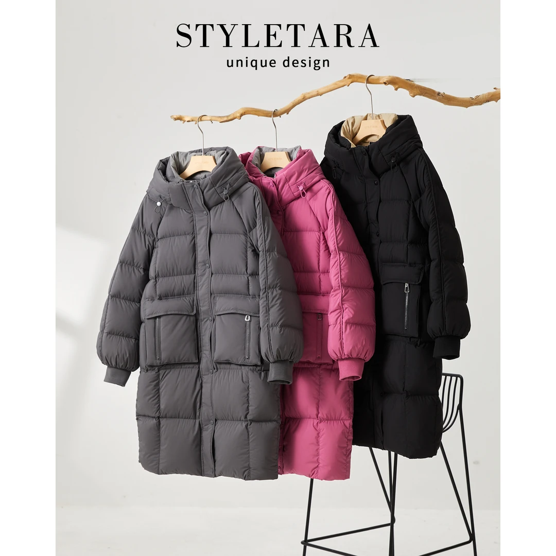 *冬季女士长款羽绒服11752