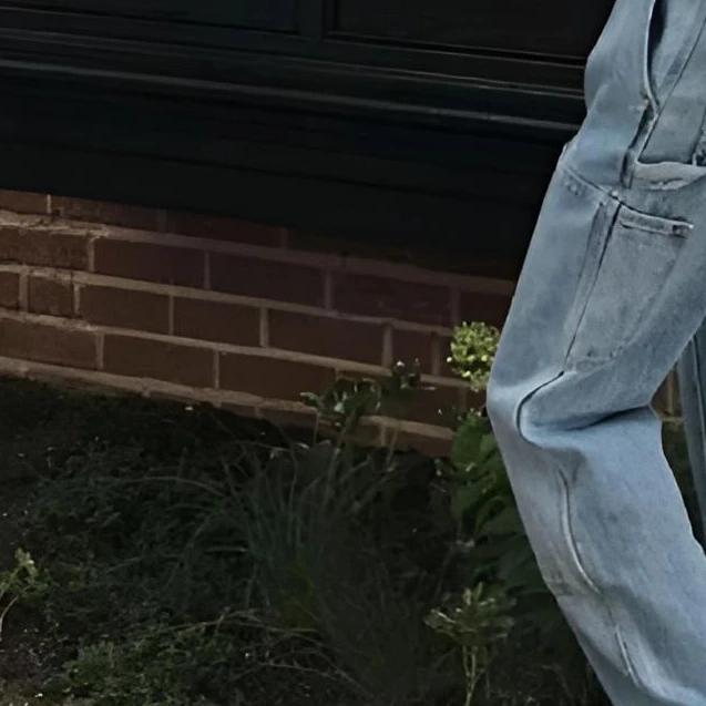 【房子牛仔裤】高腰休闲百搭牛仔裤宽松秋季新款显瘦G402-240802