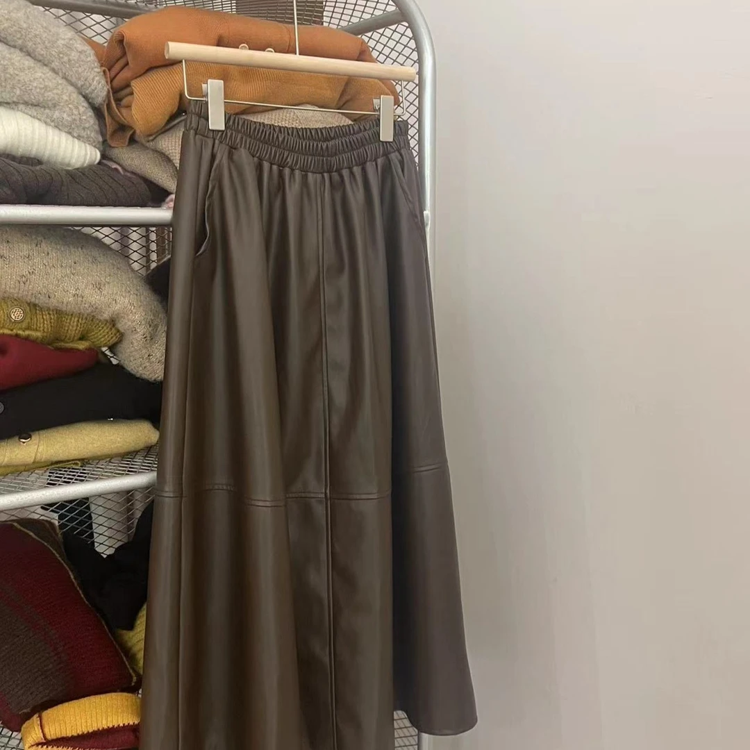 CT02#【支棱气场】经典皮裙有口袋