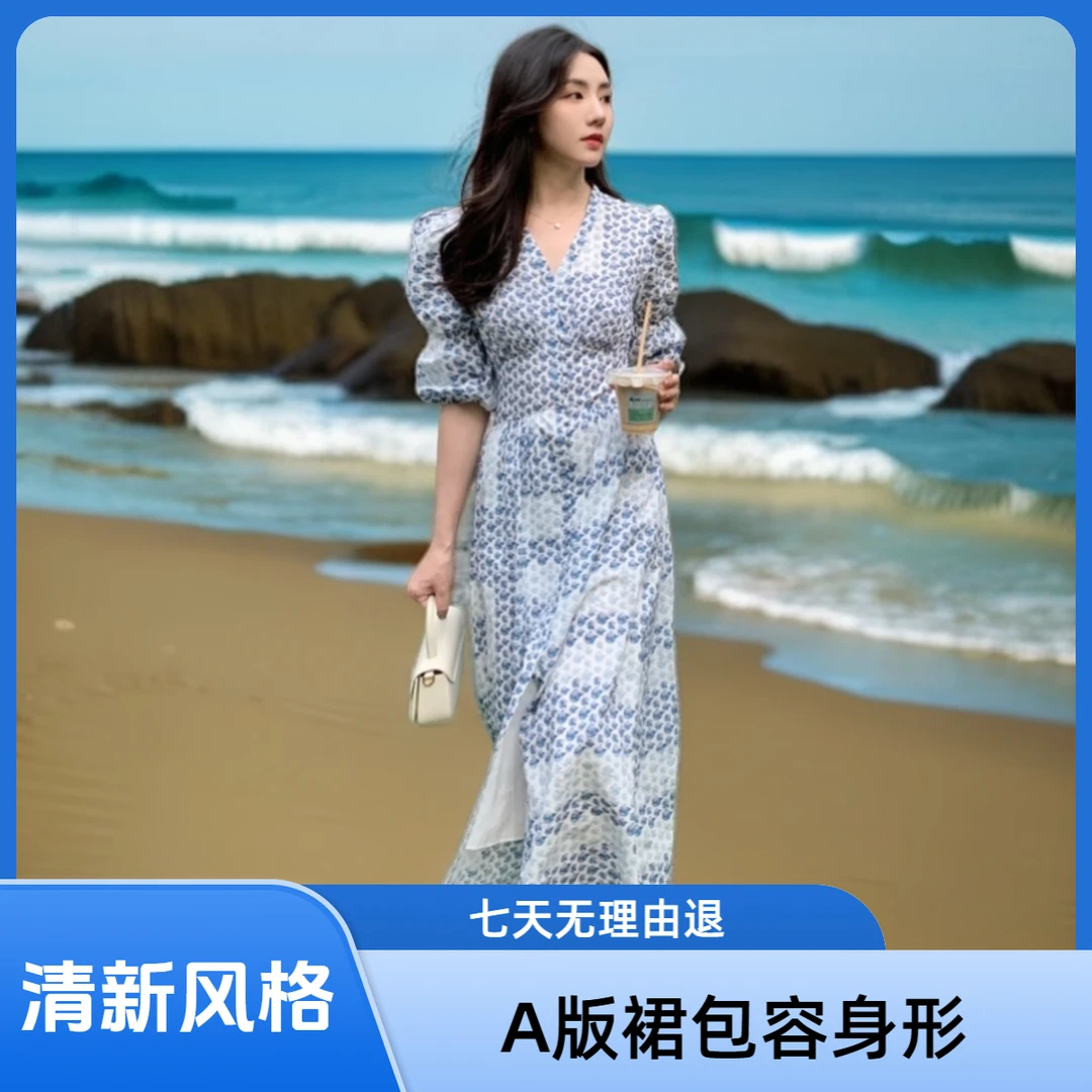HPLY荷比俪正品夏日凉爽高贵气质舒适连衣裙HMC28750261