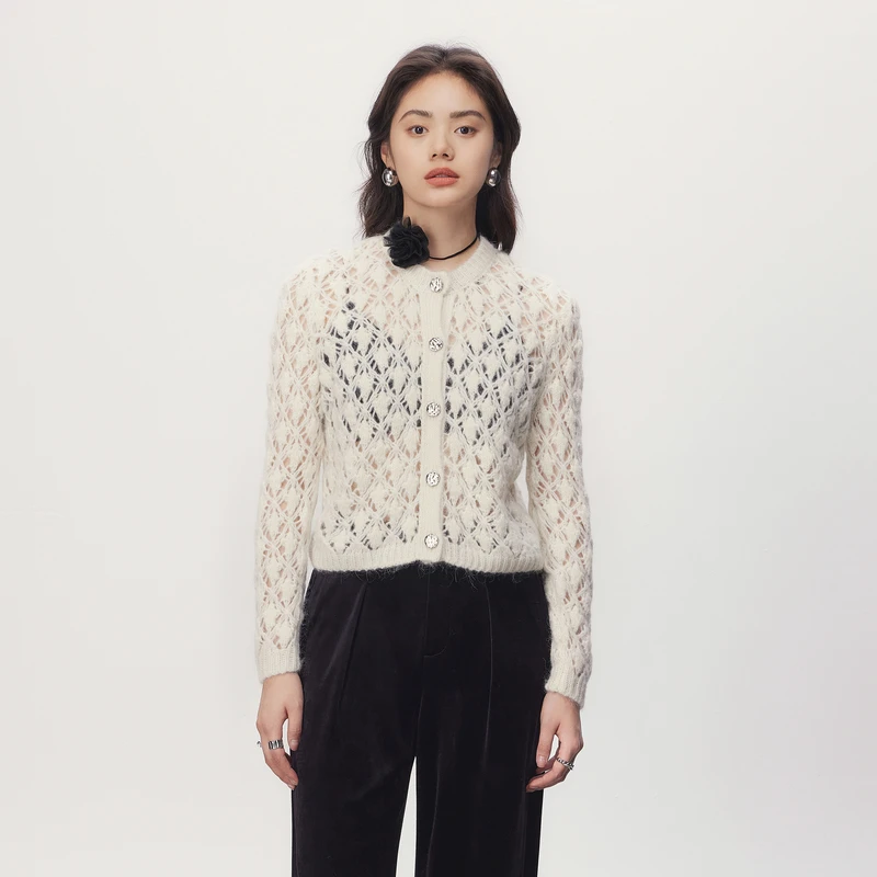 HPLY/荷比俪秋新设计气质通勤针织衫HDD31650008